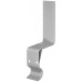 Stop Bracket, Standard 6" Offset Tarp Stop W/ Reinforced Gusset, Steel